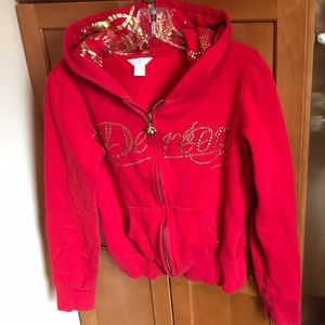 Gently used Dereon zip hoodie size M